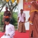 Terpidana menjalani eksekusi cambuk di halaman Dinas Syariat Islam, Kabupaten Aceh Timur di Idi, Kamis (16/3/2023). ANTARA/Hayaturrahmah