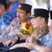 Pj Gubernur Aceh, Achmad Marzuki, menghadiri Apel Gelar Pasukan Operasi Ketupat Seulawah 2023 dalam rangka Pengamanan Idul Fitri 1444 H, di Lapangan Mapolda Aceh, Banda Aceh, Senin (17/4/2023). (Foto: Alibi/Dok. Humas Pemerintah Aceh)