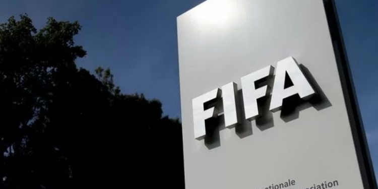 Dokumentasi - Logo badan sepak bola dunia FIFA terlihat di kantor pusatnya di Zurich. (Foto: Antara/Fabrice COFFRINI/AFP/pri)