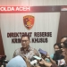 Dirreskrimsus Polda Aceh Kombes Winardy saat konferensi pers di Polda Aceh, Selasa (4/4/2023). (Foto: Alibi/Dok. Polisi)