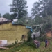 Pohon tumbang timpa rumah warga di Desa Kutelintang, Kecamatan Blangkejeren, Kabupaten Gayo Lues, Aceh, Kamis (20/4/2023). (Foto: Alibi/Dok. BPBA)