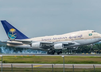 Pesawat Saudi Arabian Airlines. (Foto: Istimewa)