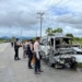 Kecelakaan mobil penumpang Toyota Rush dengan minibus KIA Travello di Aceh Jaya. (Foto: Alibi/Dok. Polres Aceh Jaya)