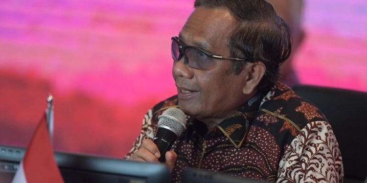 Menteri Koordinator Bidang Politik, Hukum, dan Keamanan RI, Mahfud MD. (Foto: Antara/Rivan Awal Lingga)