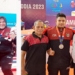 Zul Ilmi dan Nurul Akmal saat meraih medali perak di SEA Games Kamboja. (Foto: Alibi/Dok. KONI Aceh)