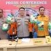 Polisi memperlihatkan barang bukti 12 kilogram sabu. (Foto: Alibi/Dok. Polres Aceh Utara)