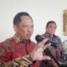 Menteri Dalam Negeri Tito Karnavian usai Rakordal BNPP di Hotel Discovery Ancol, Jakarta, Kamis (25/5/2023). (Foto: Antara/Narda Margaretha Sinambela)