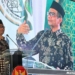Menteri Koordinator Bidang Politik, Hukum, dan Keamanan (Menkopolhukam) Mahfud MD menyampaikan orasi kebangsaan di Jawa Timur, Sabtu (27/5/2023). (Foto: Antara/HO-Kemenkopolhukam/aa)