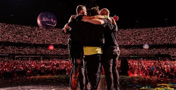 Ilustrasi. Konser Coldplay di Sao Paulo, Brazil. (Foto: Distori/Instagram/coldplay)