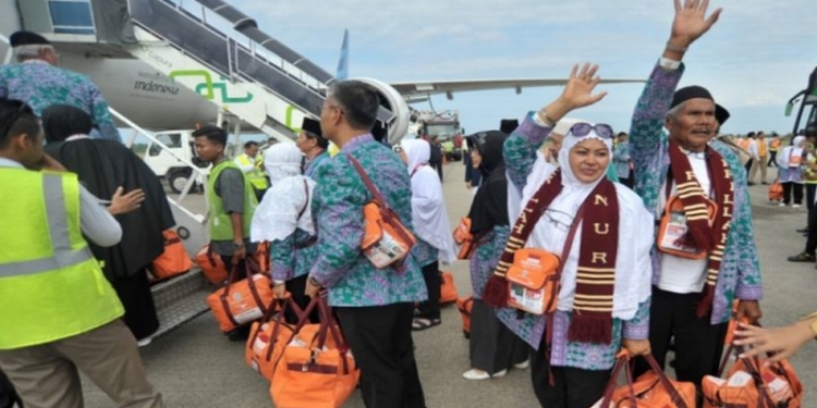 Ilustrasi. Jemaah haji Indonesia berangkat ke Tanah Suci. (Foto: Antara)