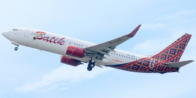 Pesawat Batik Air. (Foto: Dok. Wikiwand)
