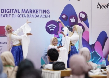 Kegiatan bimbingan teknis (bimtek) Digital Marketing, Selasa (13/6/2023) di Kota Banda Aceh. (Foto: Alibi/Dok. Disbudpar Aceh)