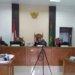 Sidang perdana perkara penyelundupan sabu dengan agenda dakwaan digelar di Pengadilan Negeri Lhoksukon Kelas IB, Aceh Utara, Rabu (14/6/2023). (Foto: Antara/Dedy Syahputra)