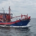 Kementerian Kelautan dan Perikanan (KKP) menangkap 1 kapal illegal fishing berbendera Malaysia di wilayah Zona Ekonomi Eksklusif Indonesia (ZEEI) Selat Malaka. (Foto: Antara/Dok. Humas KKP)