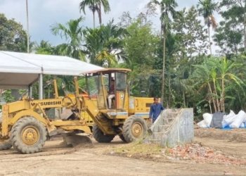 Lokasi Rumoh Geudong setelah diratakan, di Pidie, Kamis (22/6/2023). (Foto: Antara/Mira Ulfa)