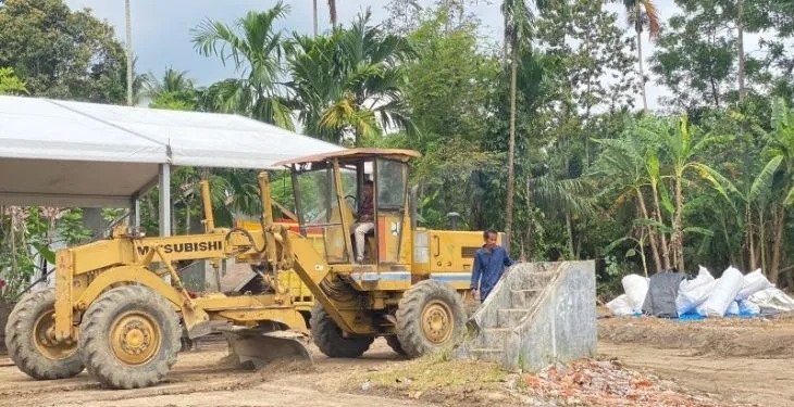 Lokasi Rumoh Geudong setelah diratakan, di Pidie, Kamis (22/6/2023). (Foto: Antara/Mira Ulfa)