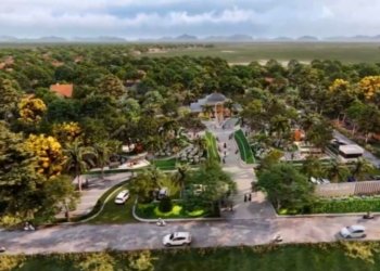 Desain Memorial Living Park Rumoh Geudong Pidie Aceh. (Foto: Antara/HO - Kementerian PUPR)