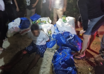 Bea Cukai dan Polri menangkap tersangka pemilik 348 kilogram narkoba jenis sabu di Aceh Utara. (Foto: Alibi/Dok. Bea Cukai Aceh)