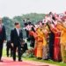 Presiden Joko Widodo dan Ibu Iriana Joko Widodo menerima kunjungan kenegaraan Kaisar Jepang Naruhito dan Permaisuri Masako di Istana Kepresidenan Bogor. (Foto: Alibi/Dok. BPMI Setpres/Lukas)