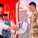 Presiden Joko Widodo meluncurkan program pelaksanaan rekomendasi penyelesaian non-yudisial pelanggaran hak asasi manusia (HAM) yang berat di Tanah Air yang diselenggarakan di Rumoh Geudong, Kabupaten Pidie, Provinsi Aceh pada Selasa (27/6/2023). (Foto: Alibi/Dok. BPMI Setpres/Laily Rachev)