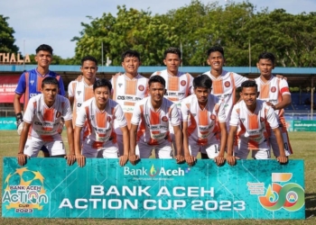 Tim Persiraja Selection di laga Bank Aceh Action Cup 2023. (Foto: Dok. Instagram bolatarkam_aceh)