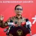 Menteri Koordinator Bidang Politik, Hukum, dan Keamanan (Menko Polhukam) Mahfud MD dalam keterangannya di Kompleks Istana Kepresidenan, Jakarta, Selasa (18/7/2023). (Foto: Alibi/Dok. BPMI Setpres/Rusman)