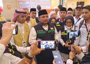 Menag sebut tahun ini jemaah dapat 10 liter Zamzam (Foto: Wahyu/MCH2023)