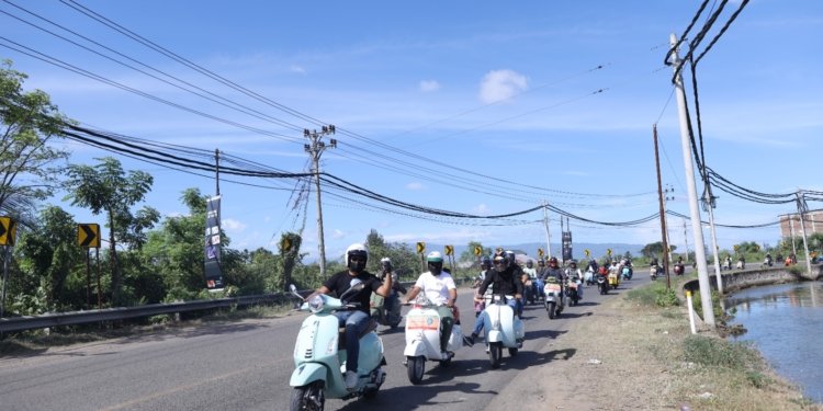 Peserta Aceh Vespa Festival 2023. (Foto: Dok. Disbudpar Aceh)