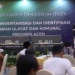Rektor USK, Prof Marwan memberikan sambutan pada FGD hasil inventarisasi dan identifikasi tanah ulayat dan komunal Provinsi Aceh. (Foto: Alibi/Dok. Humas USK)