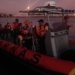 Basarnas Banda Aceh melakukan pencarian terhadap penumpang KMP Aceh Hebat yang loncat ke laut. (Foto: Alibi/Dok. Basarnas Banda Aceh)