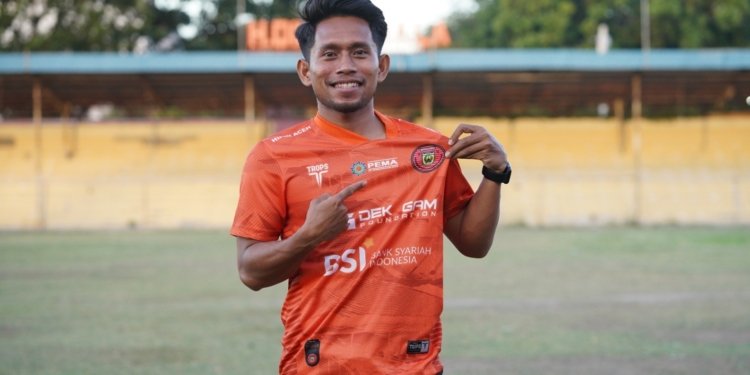 Andik Vermansyah berseragam Persiraja Banda Aceh. (Foto: Alibi/Dok. Persiraja)