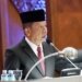 Penjabat (Pj) Gubernur Aceh, Achmad Marzuki saat menyampaikan jawaban/tanggapan atas pendapat Badan Anggaran DPRA. (Foto: Alibi/Dok. Humas Aceh)