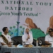 Ketua TP-PKK Aceh, Ny. Ayu Marzuki saat menjadi narasumber pada Talk Show International Youth Day di Kantor BKKBN Perwakilan Provinsi Aceh, Banda Aceh, Minggu (13/8/2023). (Foto: Alibi/Dok. Humas Aceh)