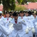 Sejumlah Pasukan Pengibar Bendera Pusaka (Paskibraka) setelah bertugas pada Upacara Peringatan HUT Ke-78 Kemerdekaan RI, Kamis (17/8/2023), di Istana Merdeka Jakarta. (Foto: Alibi/Dok. BPMI Setpres)