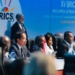 Presiden Joko Widodo dalam sesi BRICS-Africa Outreach and BRICS Plus Dialogue, Konferensi Tingkat Tinggi (KTT) BRICS ke-15, di Republik Afrika Selatan, Kamis (24/8/2023). (Foto: BPMI Setpres/Laily Rachev)
