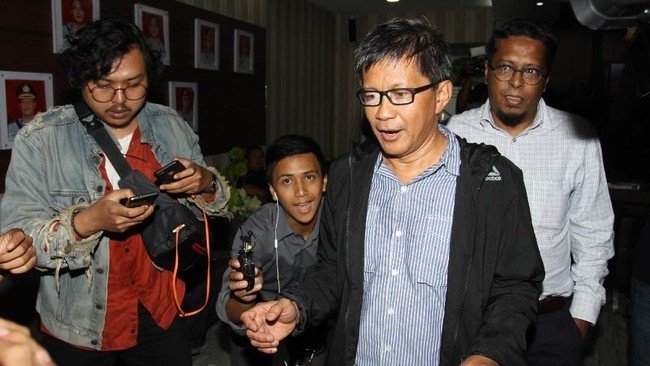 Akademisi dan aktivis Rocky Gerung. (Foto: Antara/Reno Esnir)