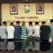 Polisi menangkap delapan anak pelaku pembegalan di Jalan Bandengan Utara, Rt 01 Rw 010, Pekojan, Tambora, Jakarta Barat pada Sabtu (16/9/2023). (Foto: Dok. Antara/HO-Polsek Tambora)