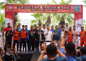 Persiraja Banda Aceh memperkenalkan 31 pemain untuk Liga 2 musim 2023/2024. (Foto: Alibi/Dok. Persiraja)