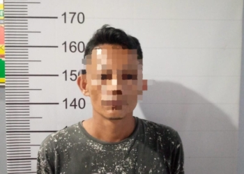 FA (41) warga Kecamatan Banda Sakti, Kota Lhokseumawe, Aceh ditangkap polisi terkait kasus kepemilikan sabu. (Foto: Alibi/Dok. Polisi)