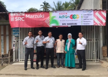 Marzuki, salah seorang agen ActionLink Bank Aceh. (Foto: Alibi/Dok. Bank Aceh)
