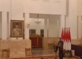 Presiden Joko Widodo saat membuka Kongres ke-25 PWI di Istana Negara, Jakarta, Senin (25/9/2023). (Foto: Antara/Rangga Pandu Asmara jingga)