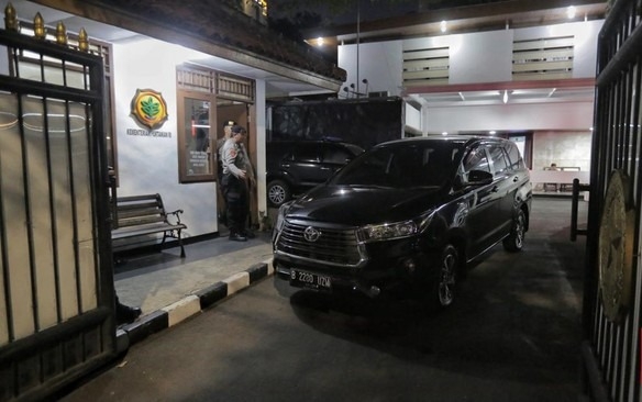 KPK geledah rumah dinas Mentan Syahrul Yasin Limpo. (Foto: Dok. CNN Indonesia/Adhi Wicaksono)