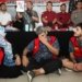 Tiga dari empat pelaku pencurian asal Pakistan dirlis di Polrestabes Surabaya, Jumat (15/9/2023). (Foto: Antara/Didik Suhartono)