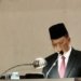 Pj Gubernur Aceh, Achmad Marzuki menyampaikan Nota Keuangan dan Raqan Aceh tentang Perubahan APBA Tahun Anggaran 2023 pada rapat paripurna DPRA Aceh Tahun 2023 di Gedung DPRA, Banda Aceh, Jumat (29/9/2023). (Foto: Alibi/Dok. Humas Aceh)