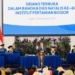 Presiden Joko Widodo menyampaikan pidatonya di Gedung Graha Widya Wisuda, Kampus IPB Dramaga, Kabupaten Bogor, Provinsi Jawa Barat, Jumat (15/9/2023). (Foto: BPMI Setpres/Laily Rachev)