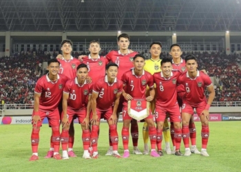Line Up Timnas Indonesia U-23 di Kualifikasi Piala Asia U-23. (Foto: Dok. Instagram Timnas Indonesia)