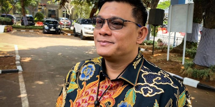 Dirreskrimsus Polda Metro Jaya Kombes Pol Ade Safri Simanjuntak saat diwawancarai di Jakarta, Jumat (22/09/2023). (Foto: Antara/Erlangga Bregas Prakoso)