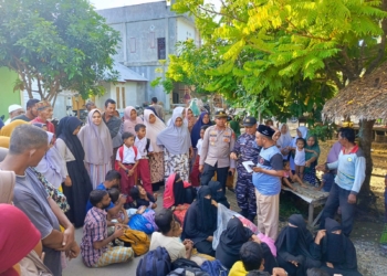 Puluhan imigran Rohingya diamankan di meunasah Gampong Matang Pasi, Kecamatan Peudada, Kabupaten Bireuen, Provinsi Aceh. (Foto istimewa)