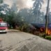 Satu rumah warga di Desa Kuta Karangan, Kecamatan Simpang Kanan, Kabupaten Aceh Singkil hangus terbakar. (Foto: Alibi/Dok. BPBA)