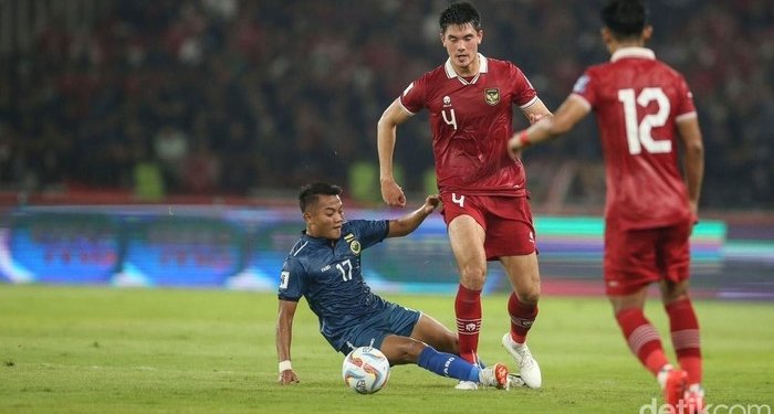 Indonesia menang 6-0 atas Brunei Darussalam. (Foto: Dok. detikcom/Rifkianto Nugroho)